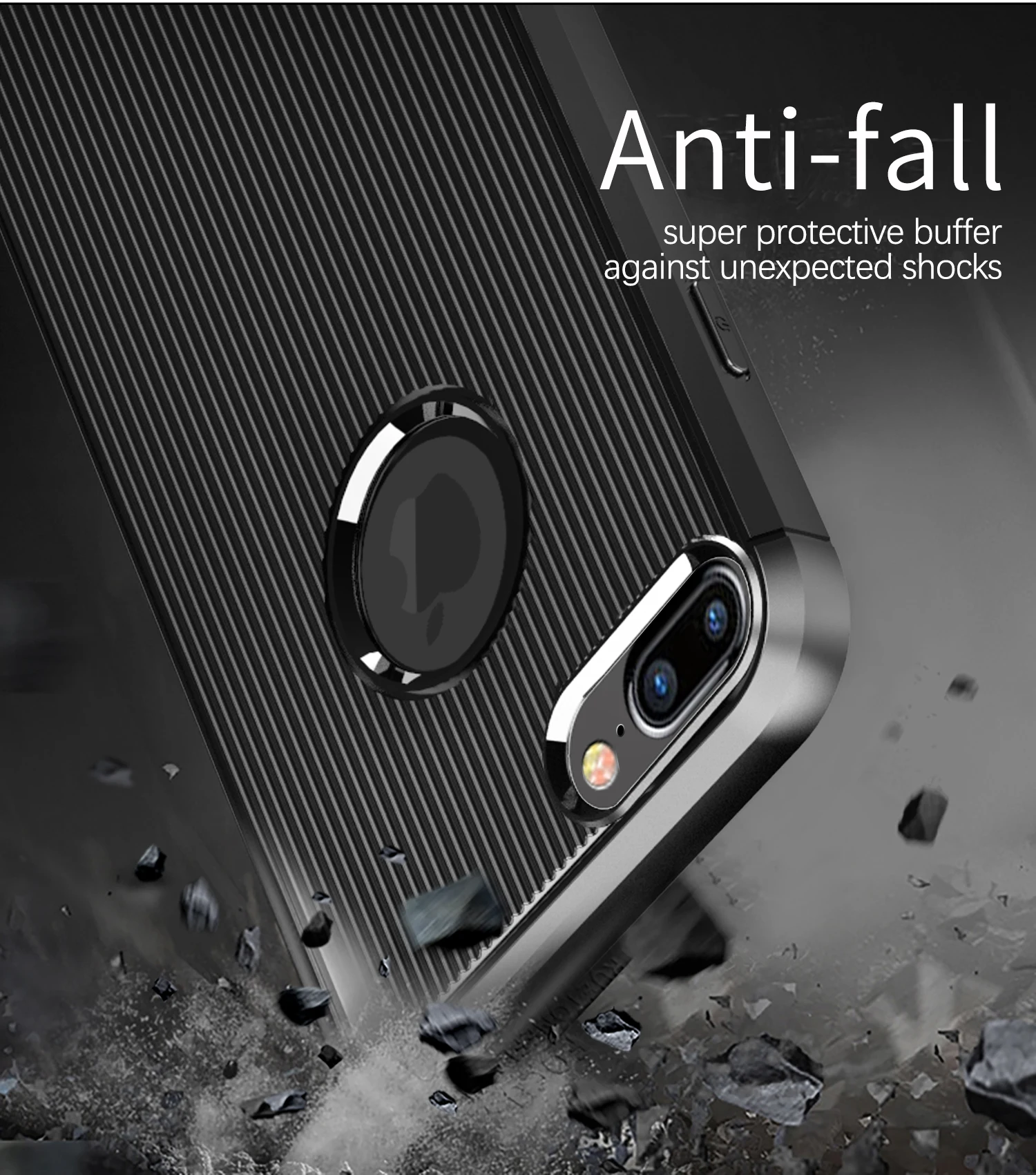 For iPhone7plus Back Cover TPU mobile Phone Case For iPhone 7 plus