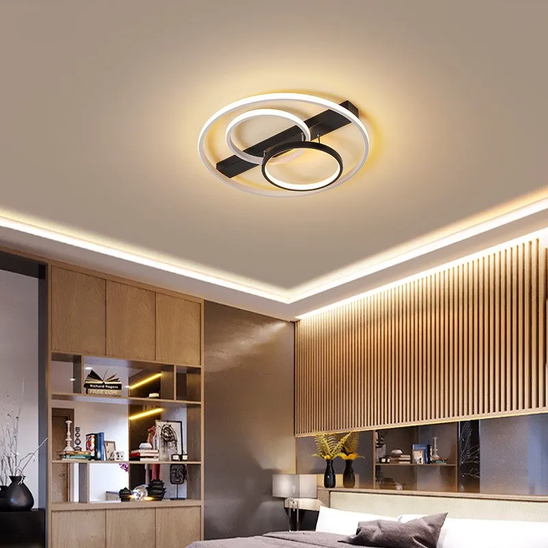 Good price simple led lights fixtures ceiling modern circles ceiling light for bedroom high quality circle classic led lights