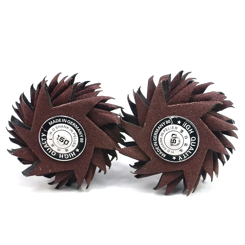 6 Corners 10 Layersred Round Abrasive Sandpaper Polishing Dremel Rotary