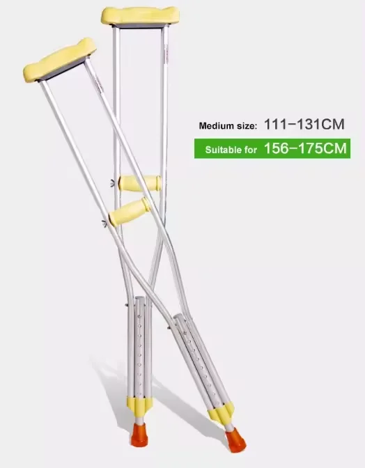 Wholesale high quality assistant for walking underarm axillary forearm walking crutches aluminum supplier