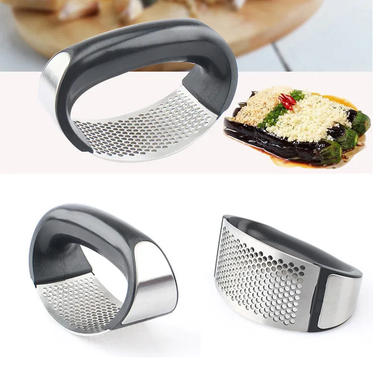 High Quality Kitchen Accessories Tools Stainless Steel Ginger Crusher Garlic Press