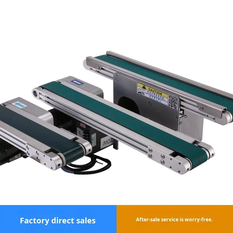 Small Tabletop Packaging Conveyor Machine Assembly Line Automatic Transport Belt Transmission Belt Baffle Cutting Processing manufacture