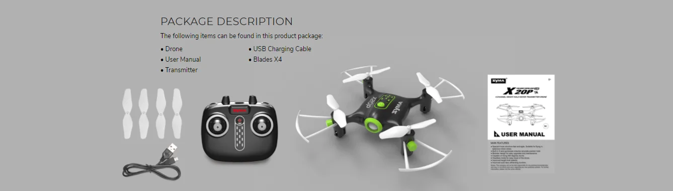 Hoshi Syma X20p Pocket Drone 2.4ghz Remote Control Mini Rc Quadcopter With  Altitude Hold Rc Toys - Buy Syma X20p,Syma X20p,Pocket Drone Product on  Alibaba.com