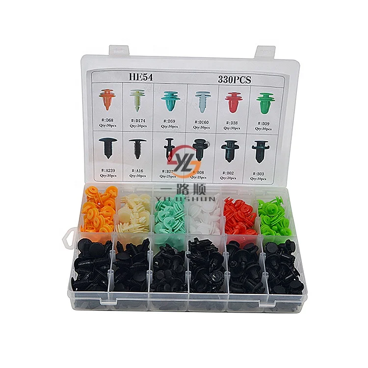 He54 Car Retainer Plastic Fasteners Kit Trim Clips Automotive