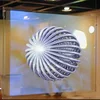 hologram shiny transparent foil roll up 3d holographic film with front and rear material projector projection screen