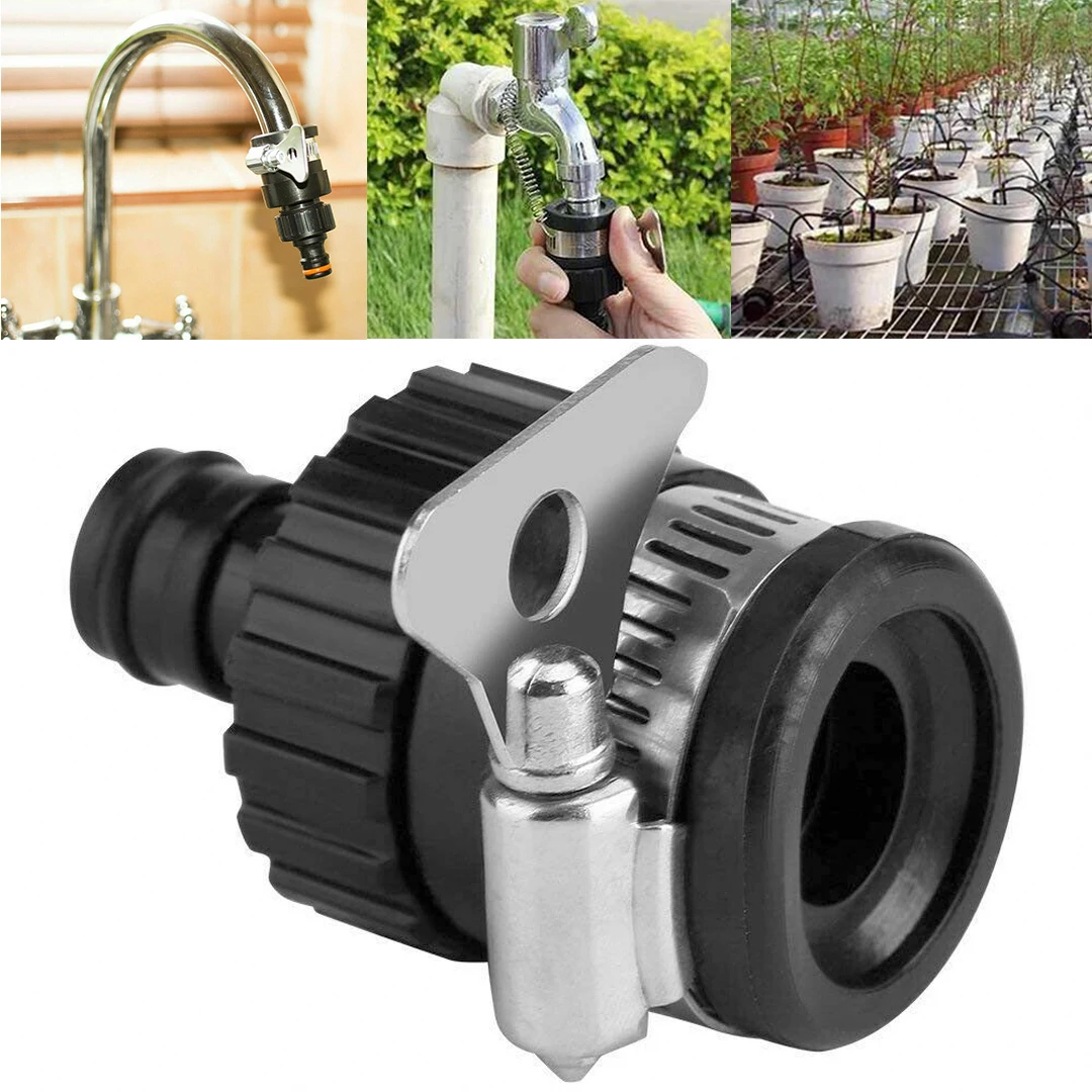 Universal Garden Hose Pipe Tap Connector Mixer Kitchen Bath Tap Faucet ...