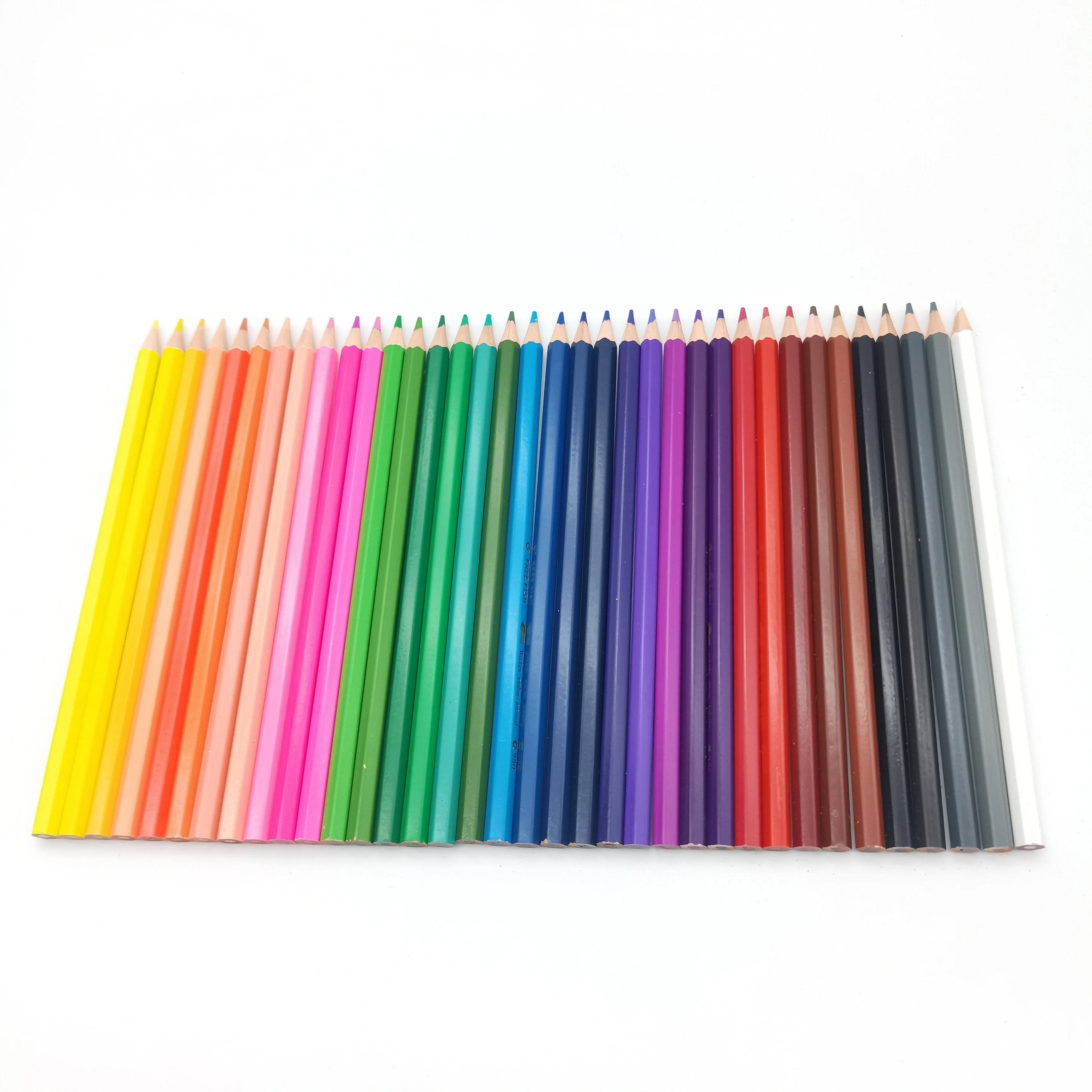 36 Color Pencils Water Soluble En-71 Office Stationery Multi Colors ...