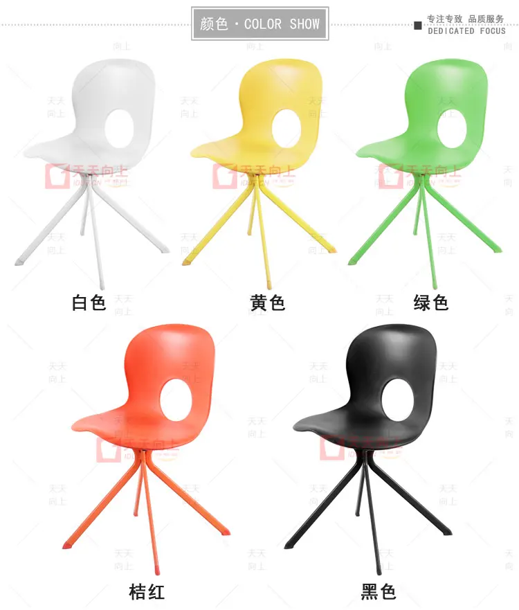 Portable White Dining Chair Colorful Modern Bedroom Furniture Home Party Chairs For Sale