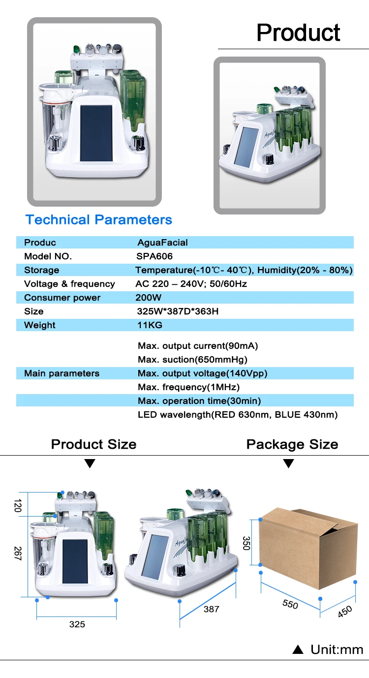 Beauty Machine Rf / Face Lift Hydra Beauty Machine /Beauty Machine 4 In 1 Korea Hydro Aqua Peel Beauty Facial Machine