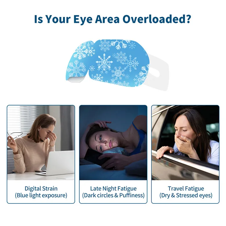 OEM Custom Logo Ergothioneine Barrier Repair Niacinamide Hydrating Hydrogel Cooling Eye Mask for Puffy Eyes