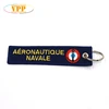 Shipping Line Custom Made Gift Embroidery Key Rings Key Tags