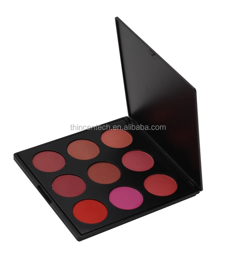 Fashion Popular Matte Pressed Powder Blusher Palette Cheek Makeup Custom Blush