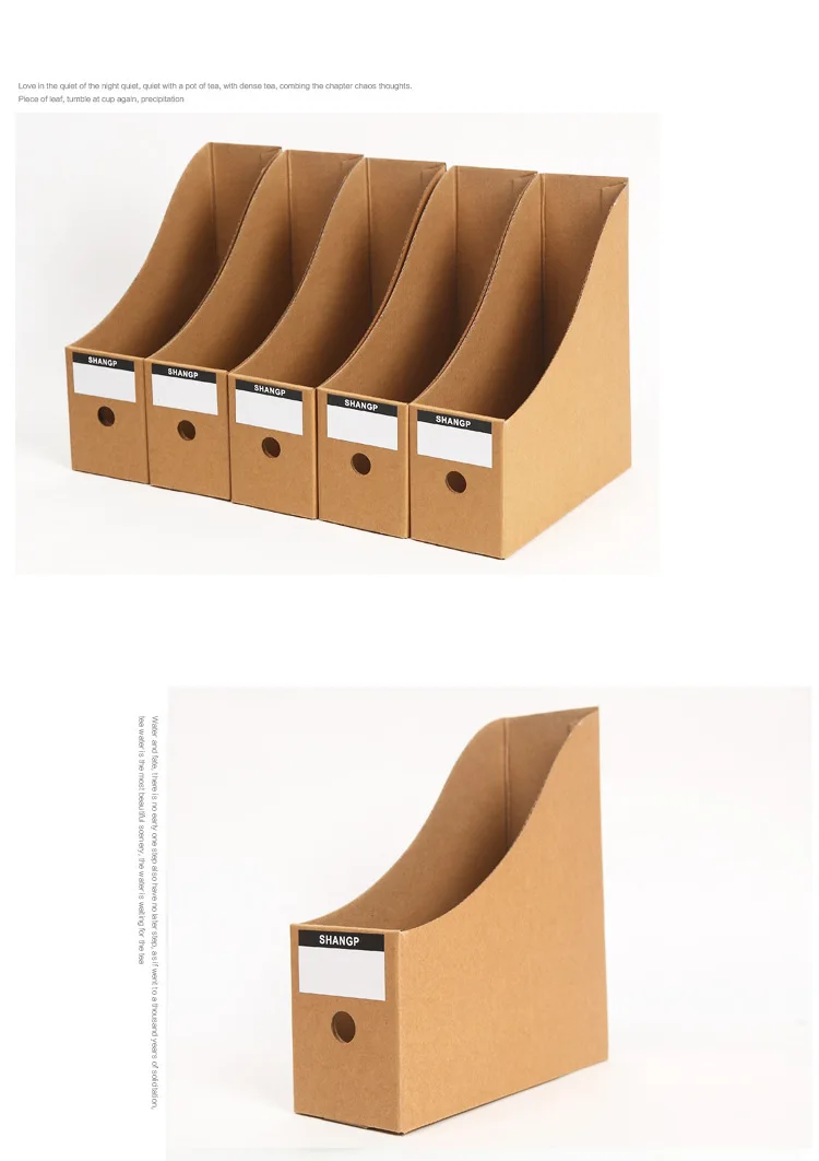 A4 Magazine Holder Book Rack Office School Storage Box 
