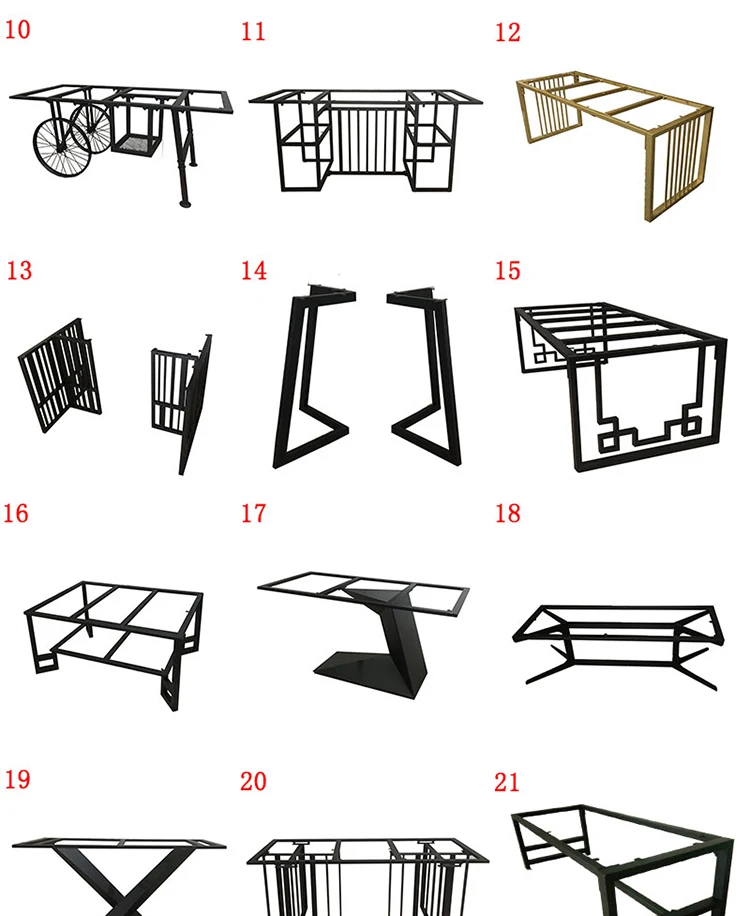 Table Base Marble Dining Table Adjustable Aluminum Brass Stainless