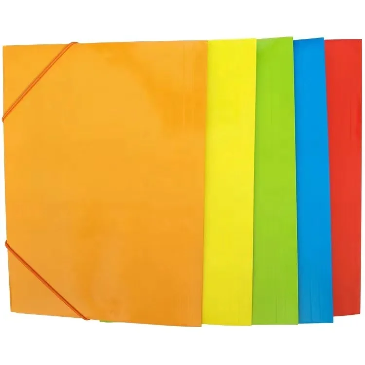 Factory Price Handmade Pocket Folder Paper File Folder With 2 Black ...