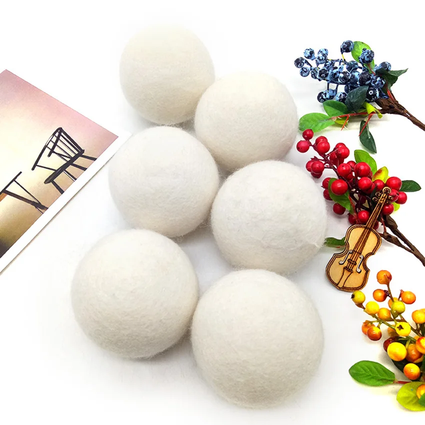 new design eco laundry ball wool felt dryer balls cleaning ball