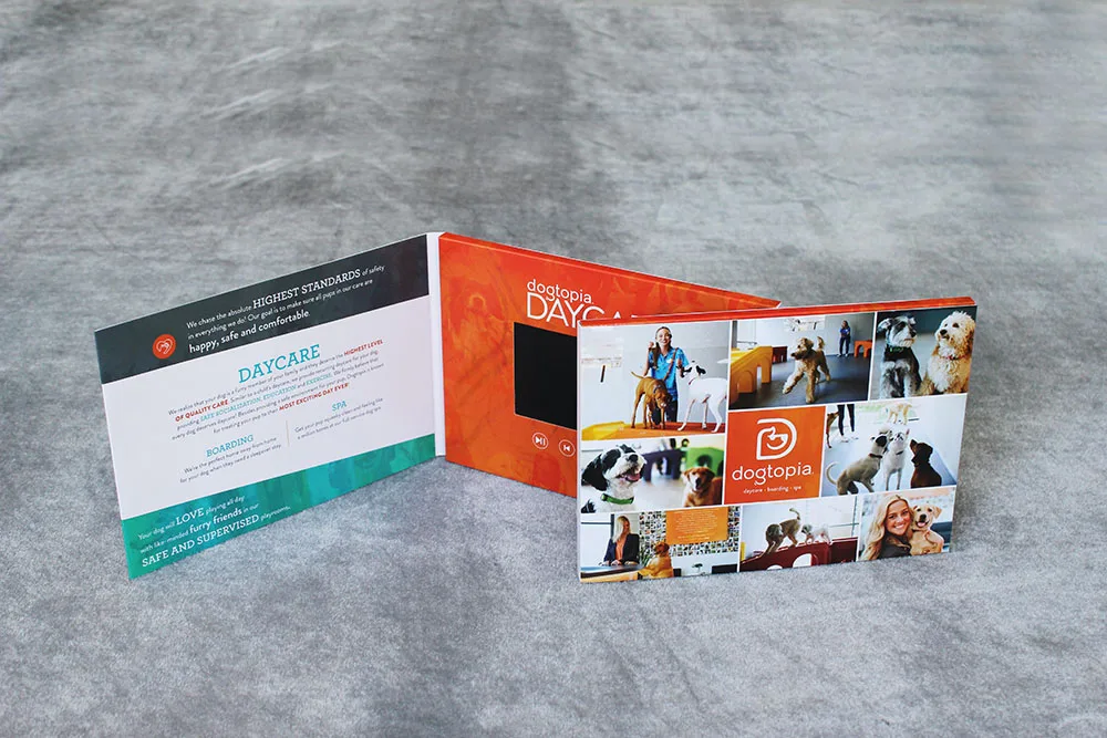 Video Brochure - Chinese Homemade Video Card MP4 LCD Screen