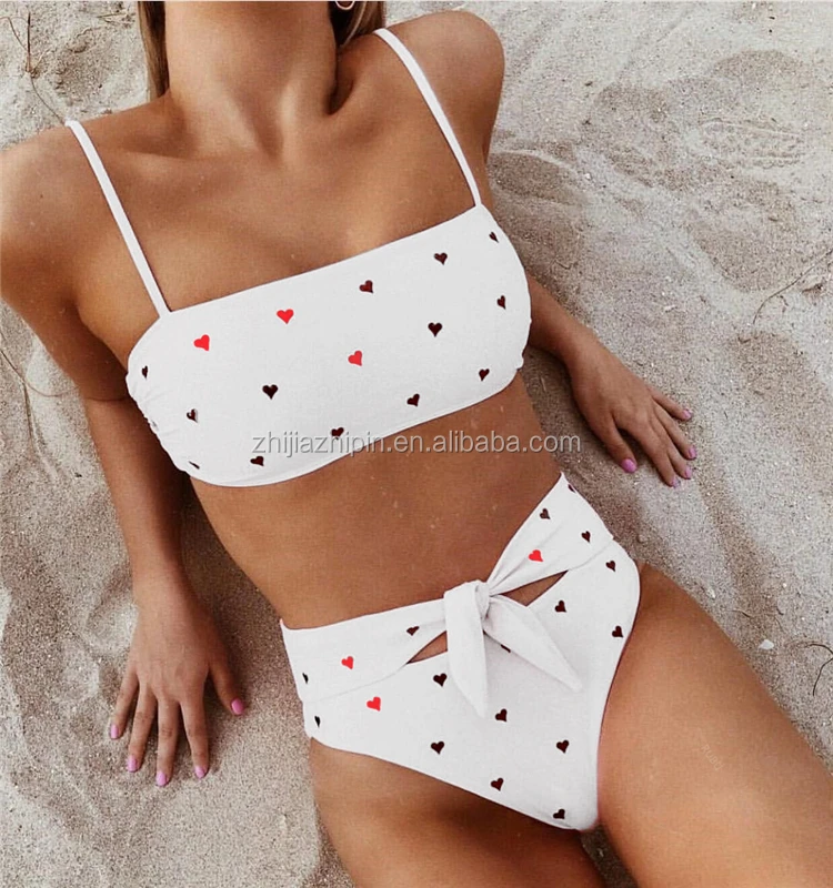 heart shaped bathing suit