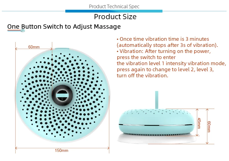 2019 New Personal Care Anti Aging Silicone Facial Cleaner Massager Machine with Vibrating Massage