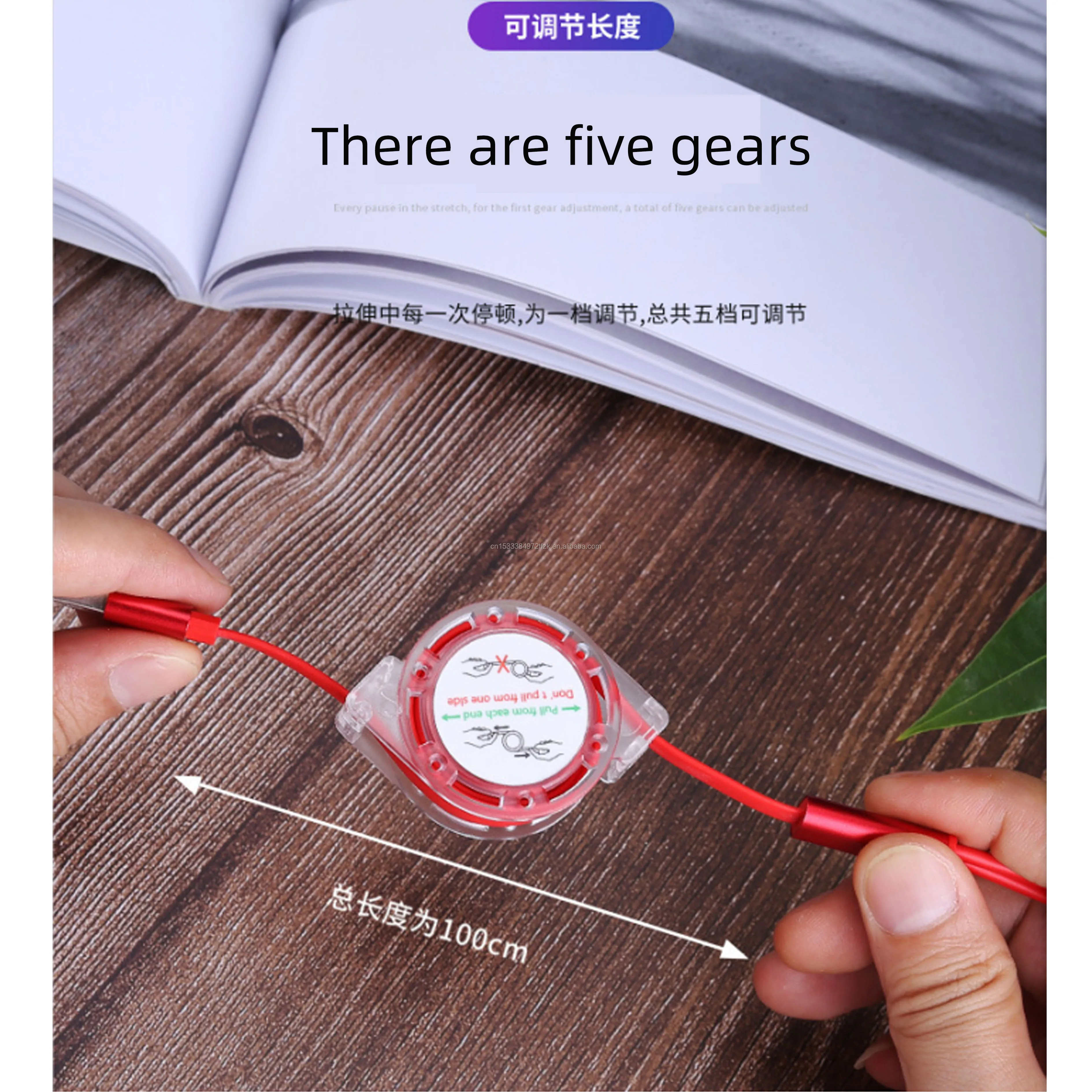 One for three retractable multi-USB charging cable Micro USB Type C cable Mobile phone charger cable - ANKUX.COM