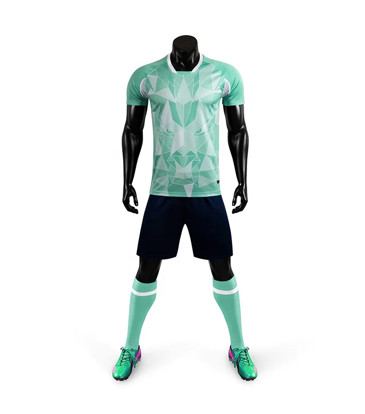 Logo Customization Wholesale Popular Sublimated Green Soccer