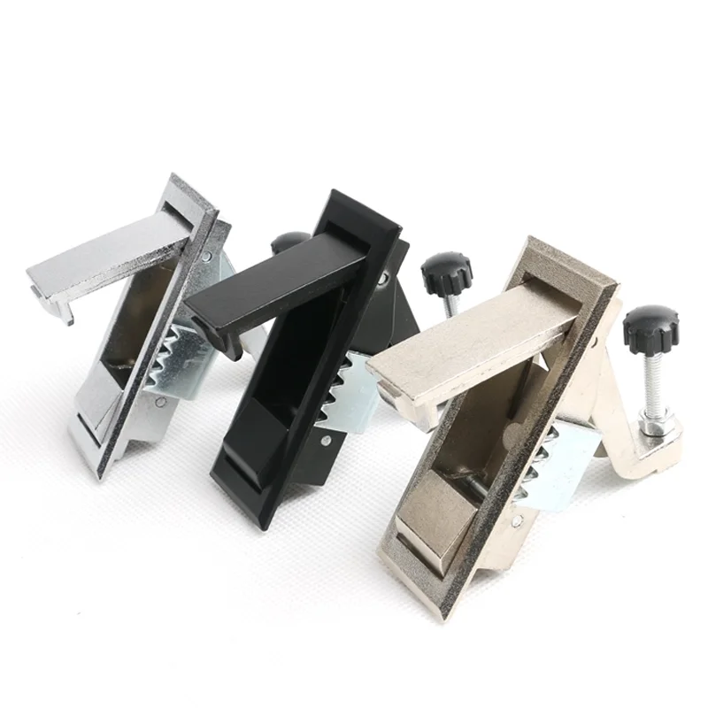 MS708 High-Pressure Industrial Lock Nickel-Plated Button Flat Iron Box for Air Compressor & Boiler Lock Made of Durable details