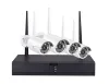 H.265 4CH 1080p Wi Fi Wireless Home Security CCTV bulletproof camera real IP plug and play Video surveillance set