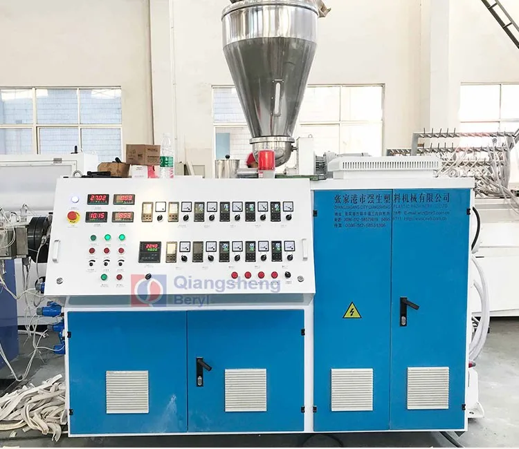 Siemens Motor Doubleout Pvc Wire Duct/cable Trunking Extruder/making