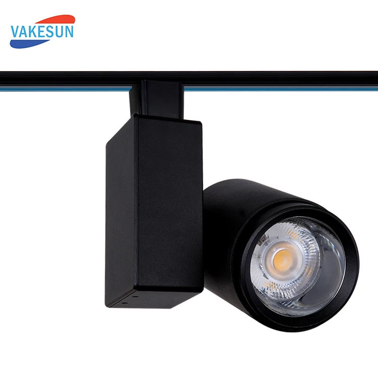 Patented no flicker camera free black lights track heads 20/30/40/60degree 40w led fixtures track light system