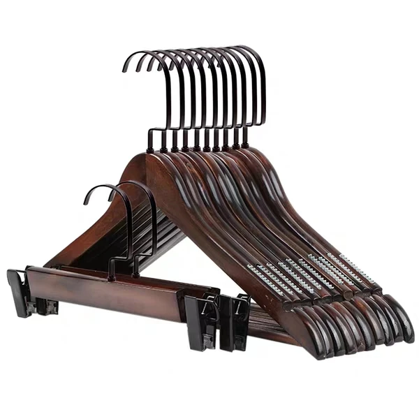 Custom Bulk Wood Hangers Wholesale Cheap Wooden Clothes Hanger Buy