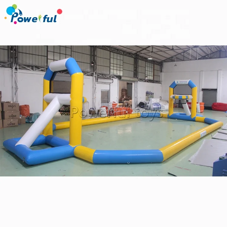 Water sport game inflatable basketball hoop inflatable pool floating basketball court