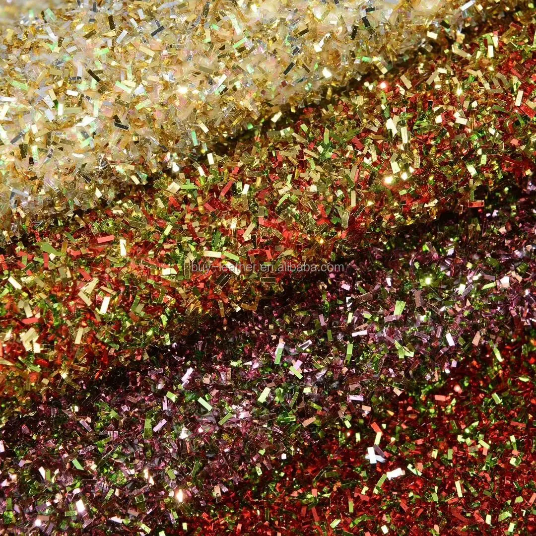 (by6050) Chunky Tinsel Glitter Fabric For Christmas Decoration Buy
