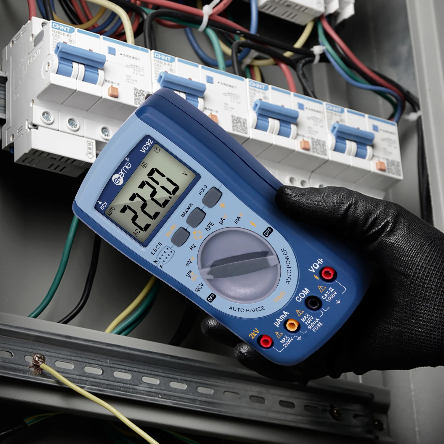 New VC92 /VC94  Identification Digital Multimeter AC/DC Voltmeter/Capacitance Meter/Transistor Test /Temperature