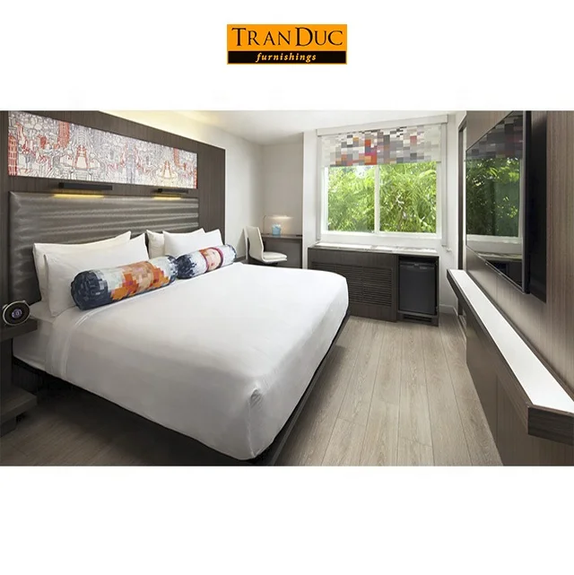 
Modern hotel bedroom furniture set - 3 star hotel furniture for Aloft Sunnyvale 