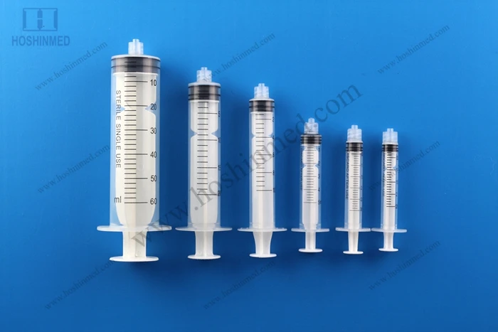 luer lock disposable syringe with hypodermic needle 21g