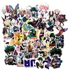 YWLL 73pcs/bag PVC Boku no Hero Academia Decals Computer Luggage Bike Phone Case Sticker My Hero Academia Stickers