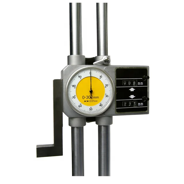 0300mm Metric Height Gauge With Dial Indicator Digital Dial Height