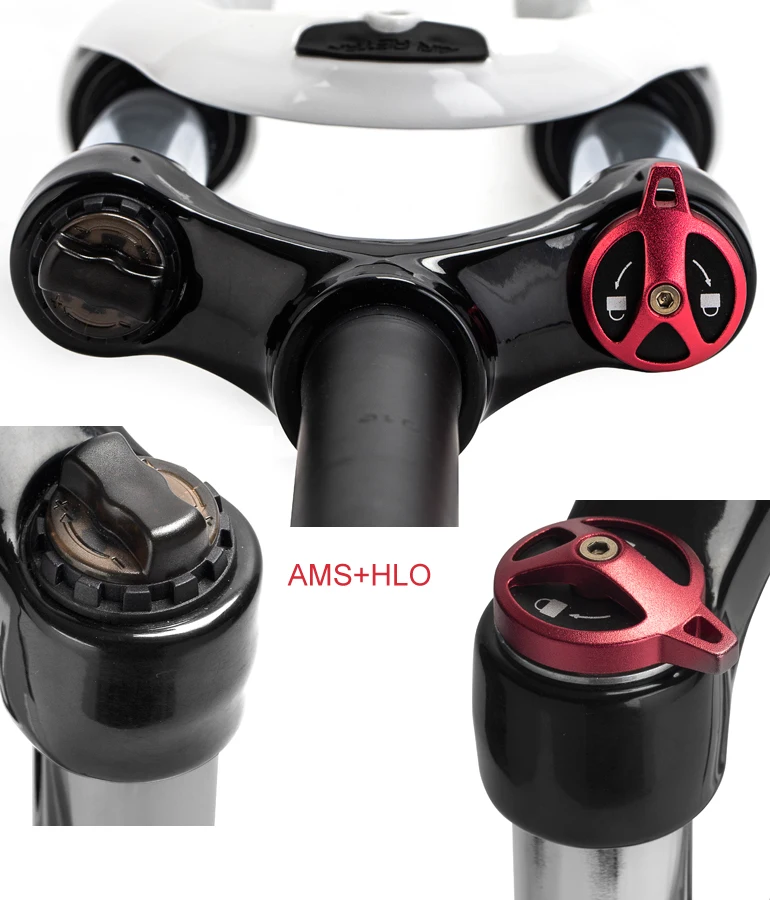 Electric Bike Front Fork For 700c Aluminum Material Coil Spring W