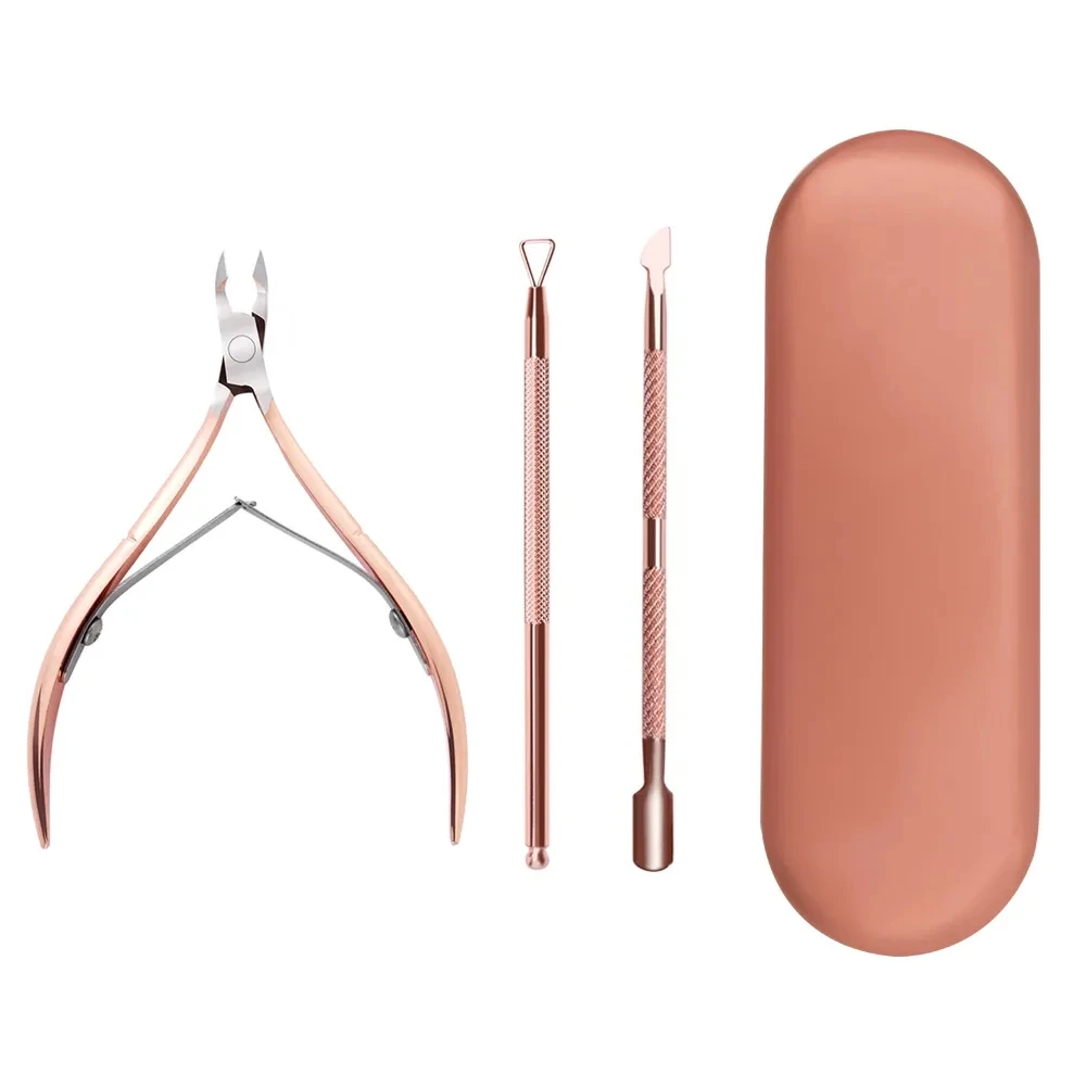 product factory hot sale cuticle nipper cover pedicure tools sharp gold cuticle nipper-1