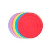 Hot sell 2019 new products outdoor foldable silicone multi color pet dogs flying disc toy