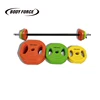 20kg Rubber Colour Barbell Set BODY FORCE