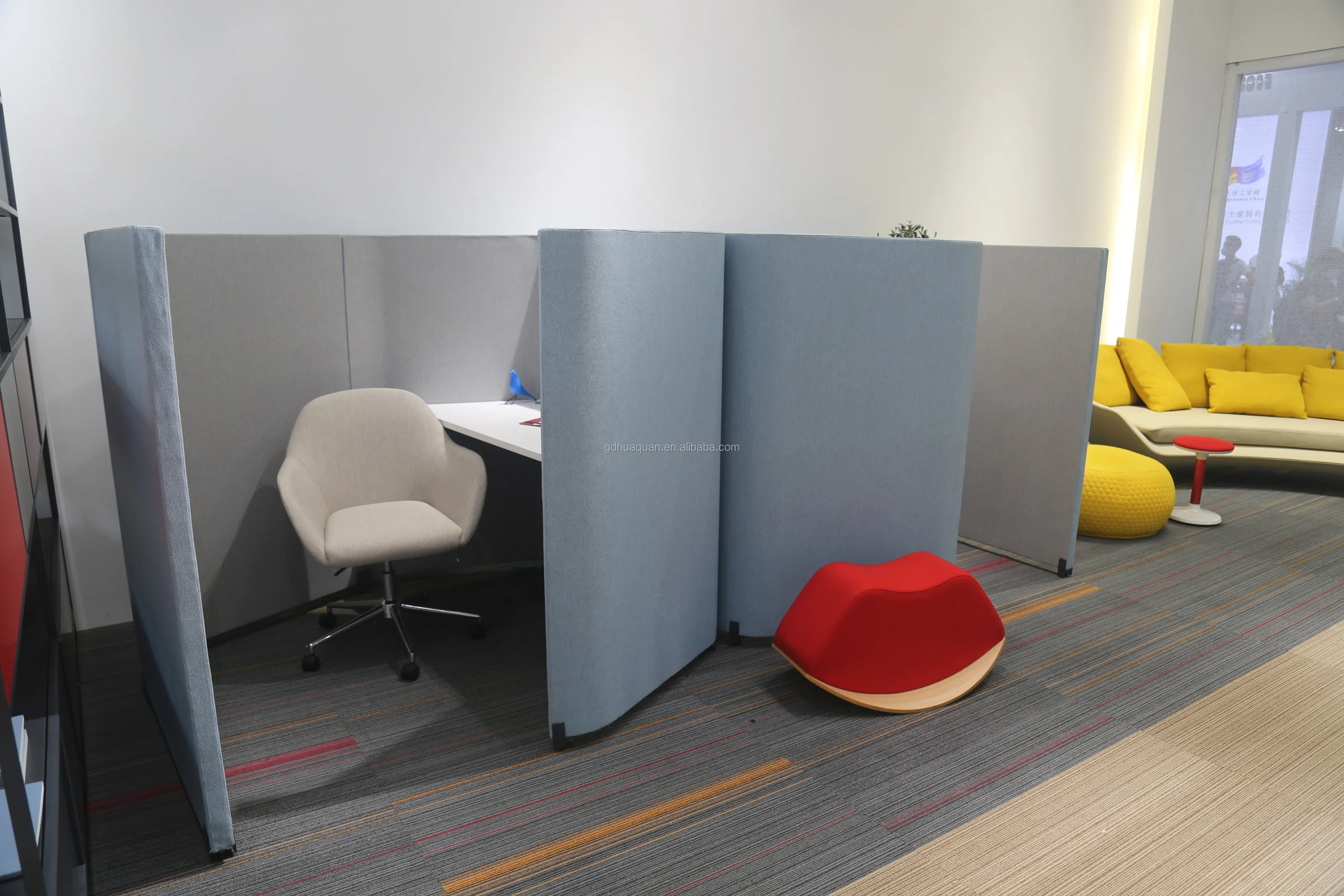 Workstation Furniture Private Office Booth Seating Modern Meeting Pod ...