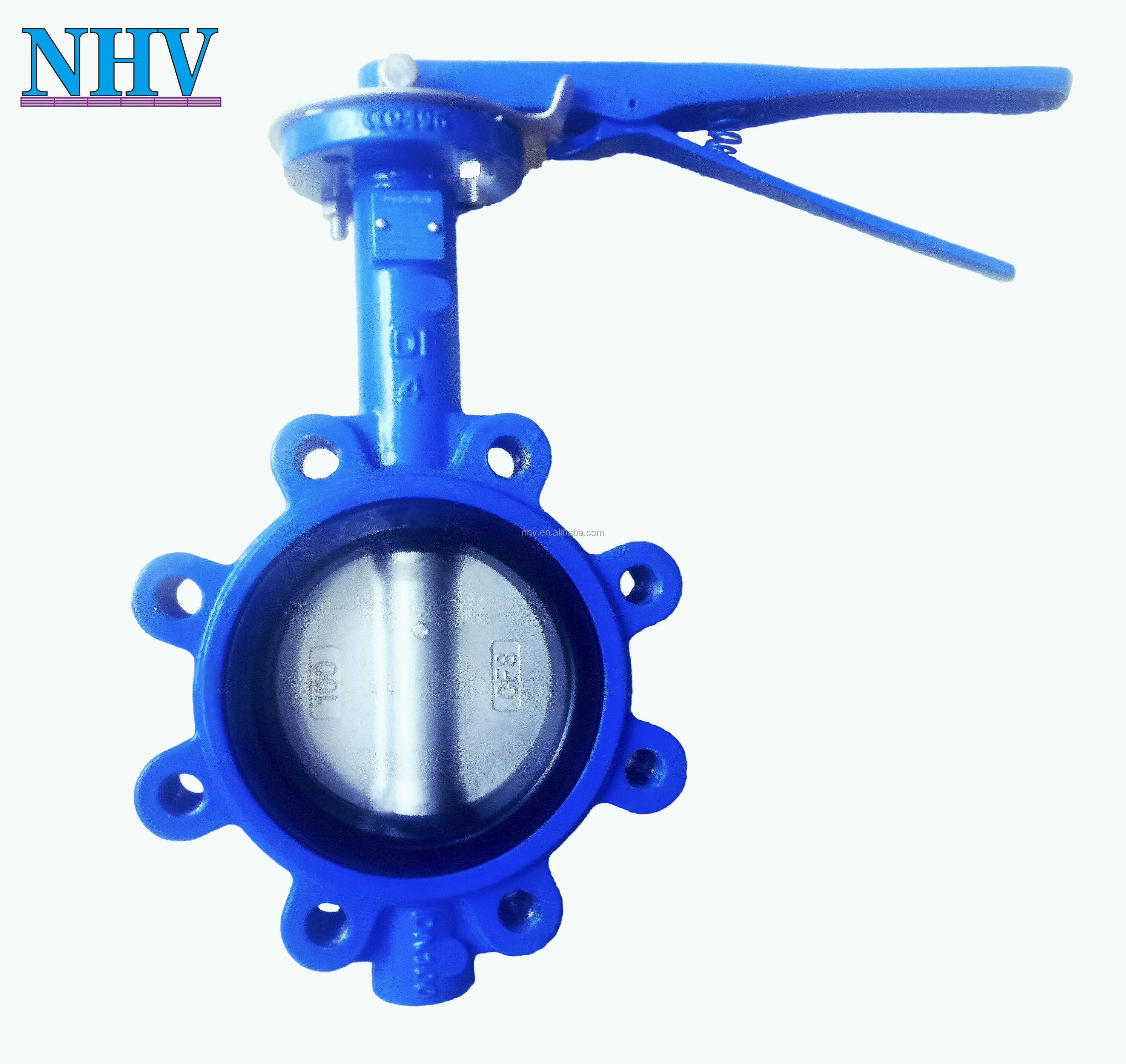 Vanne Papillon DN80 Pour Eau - Corps Fonte Disque AISI 316 PN16