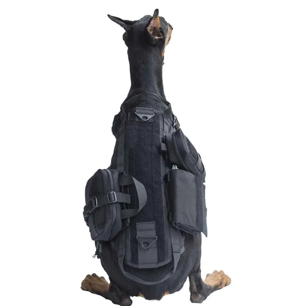 定制军犬产品警察服务狗训练背心 k9 军事战术狗带