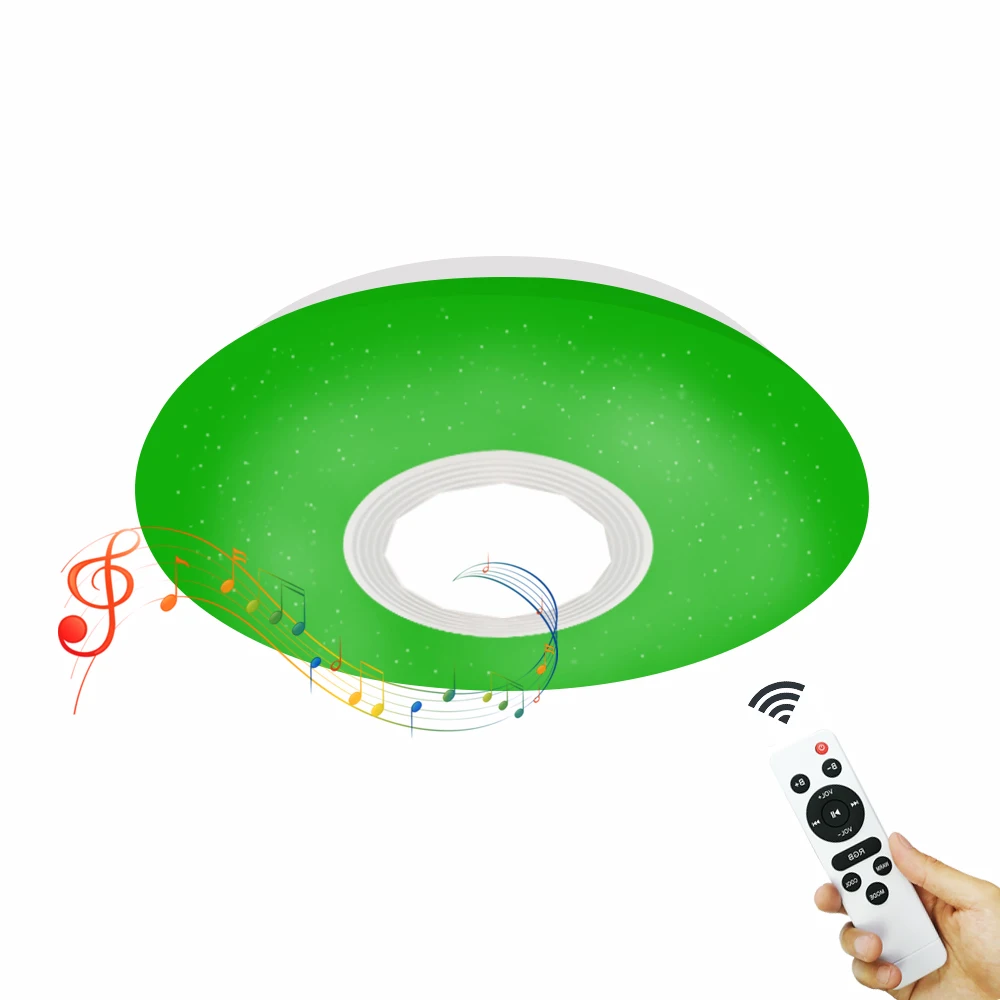 Chinese Pop Lighting For Retail Manufacturers Club Multi Color Bluetooth Circular Rgbw Contemporary Decorative Ceiling