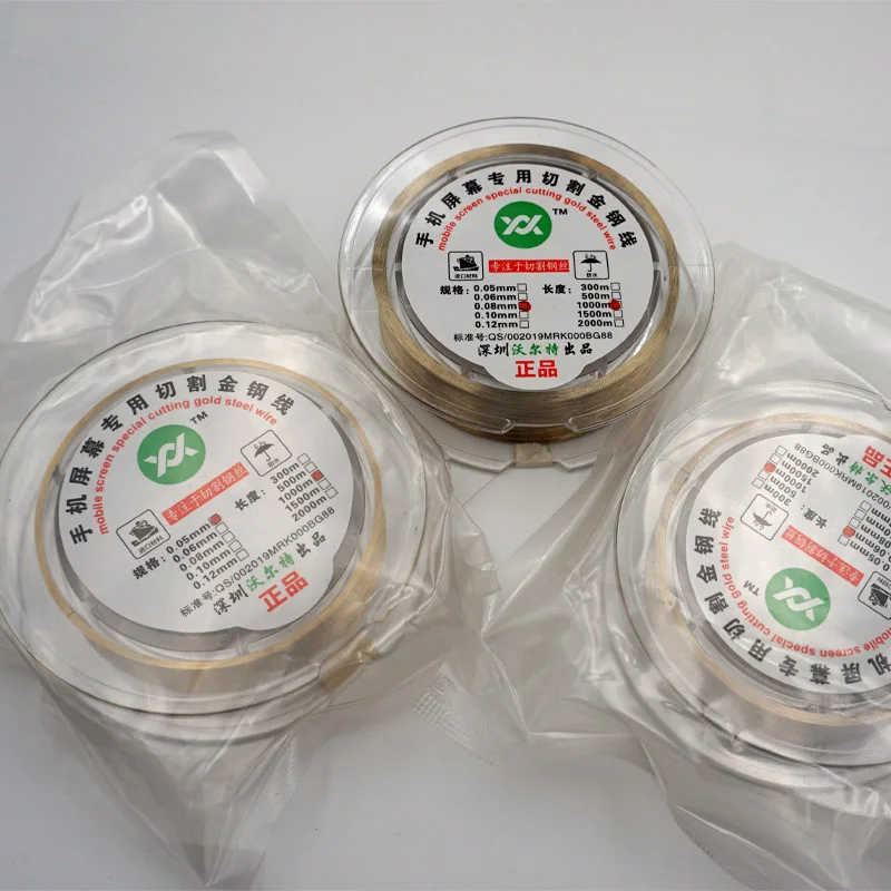 Diamond wire cutting line