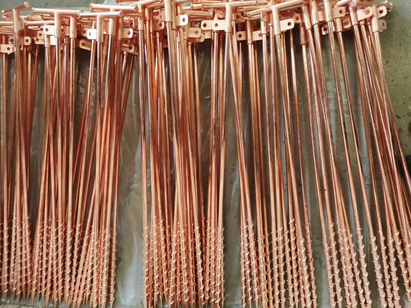 1.2m Copper Screw Ground Rod Earthing Rod Grounding Equipment Buy Grounding Equipment,Earth