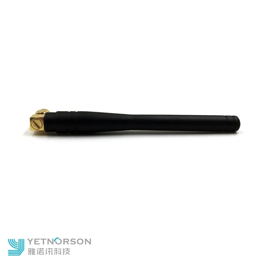 GSM communication antenna rubber duck zigbee antenna with SMA male right angle connector for wireless public phone - ANKUX.COM