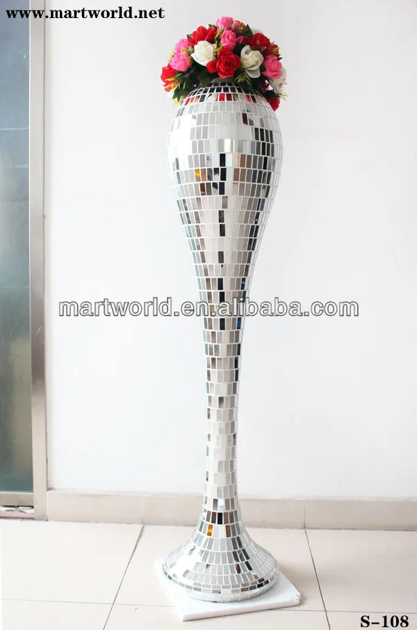 Hot Hot Sale Wedding Decoration Pillars Mirror Glass Pillar For Sale
