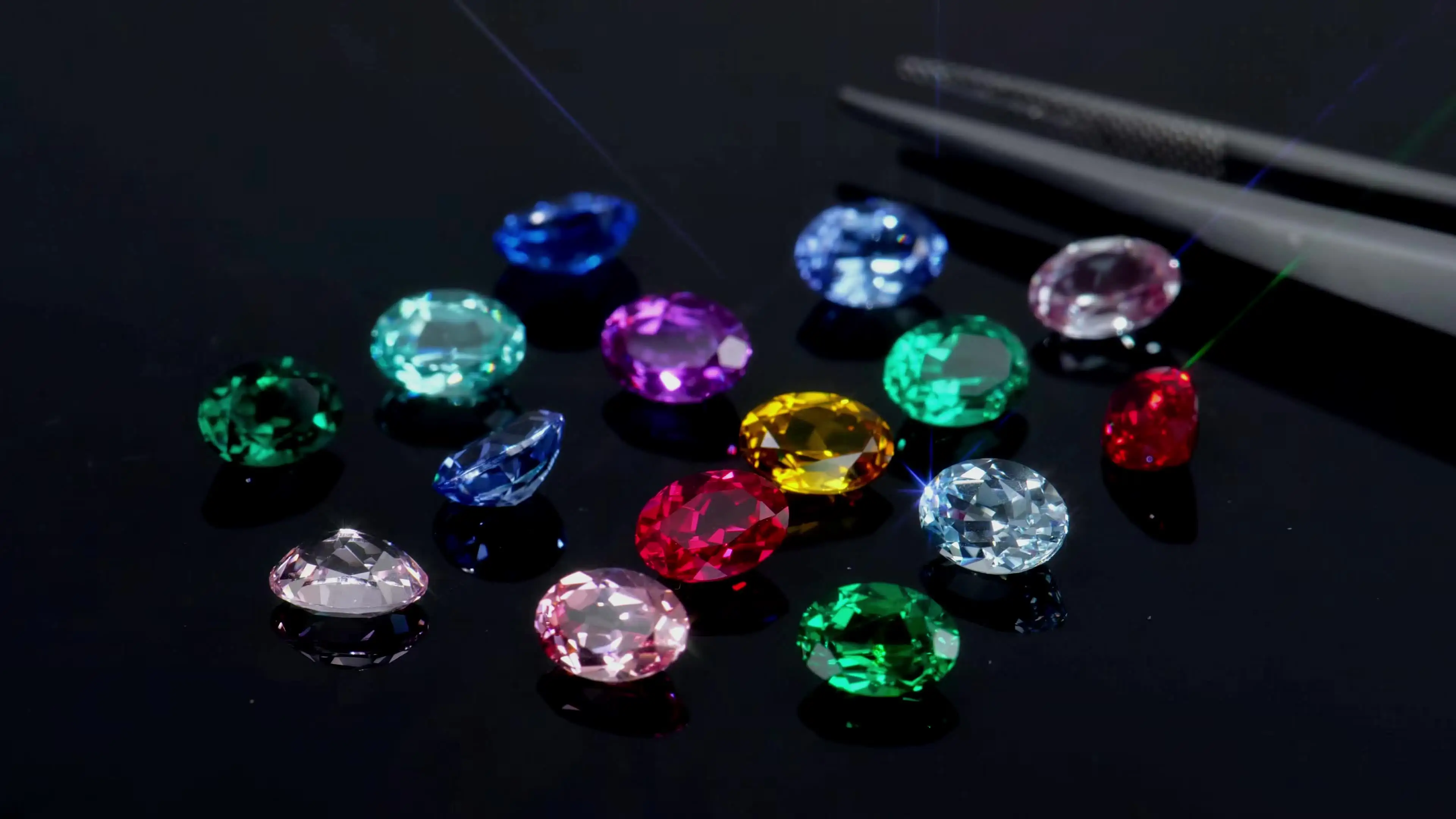 Wholesale Synthetic Colorful Loose Stones Lab Grown Gemstones Ruby